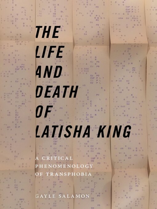 Cover image for The Life and Death of Latisha King